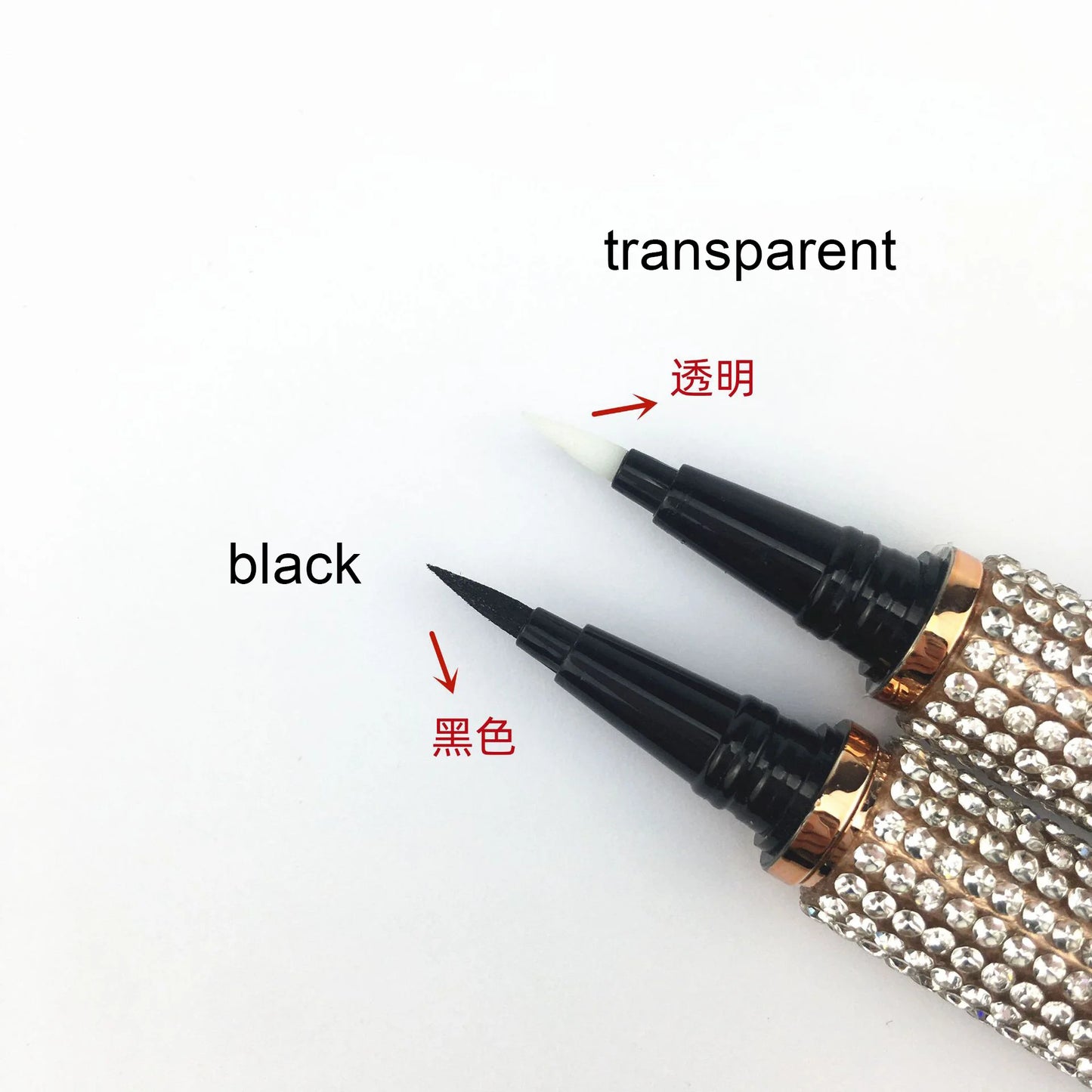 Wholesale Fast-Drying Waterproof Reusable Eyelashes Liquid Liner Pen Private Label Beauty Tool Rhinestone Magic Glue Adhesive