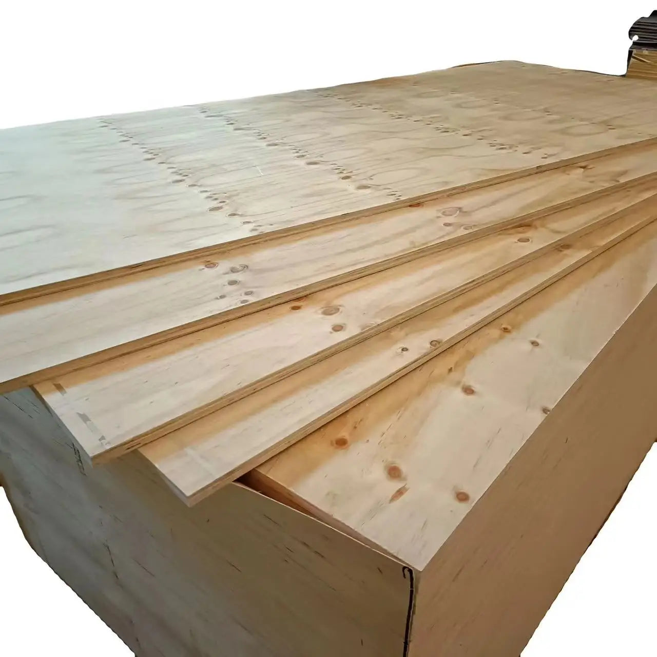 Waterproof CDX Pine Poplar Core Structural Hardwood Grooved Plywood Outdoor E1