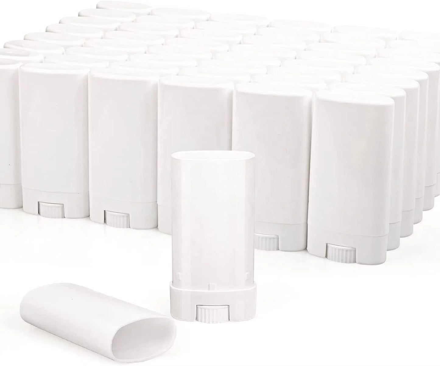 BPA Free Food Grade Plastic Empty Deodorant Container Stick Twist up Deodorant Cream Tube Empty Deodorant Container