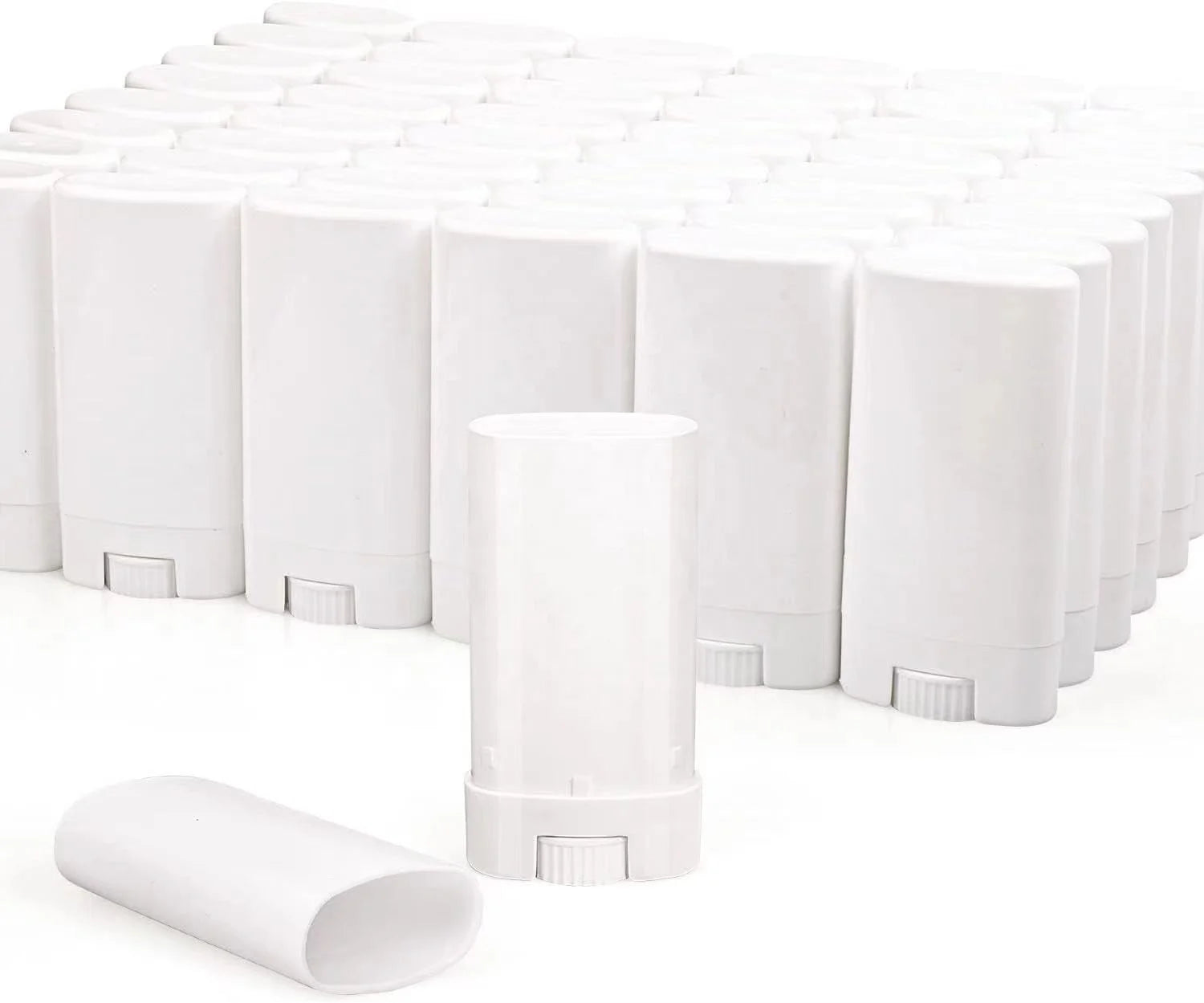 BPA Free Food Grade Plastic Empty Deodorant Container Stick Twist up Deodorant Cream Tube Empty Deodorant Container