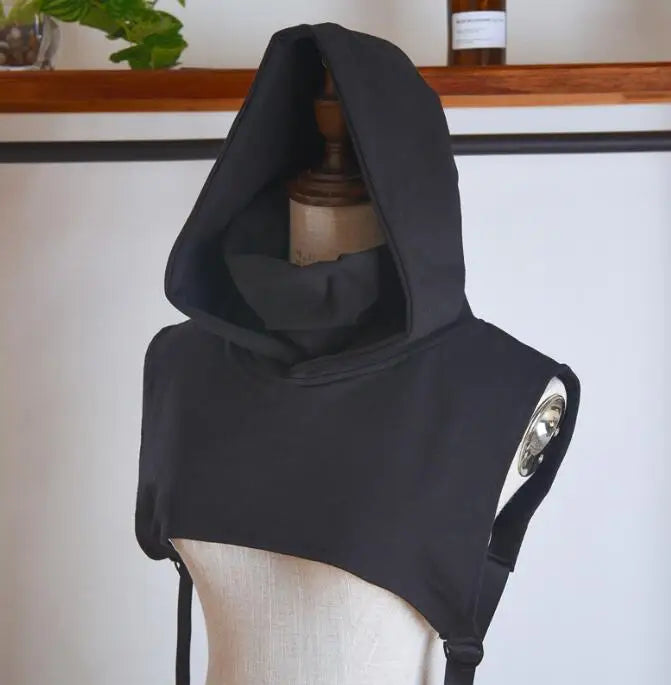 2026 Punk Hip Hop Cropped Hoodie Women Techwear Style Street Casual Y2k Hoodies Outdoor Sport Sweatshirt
