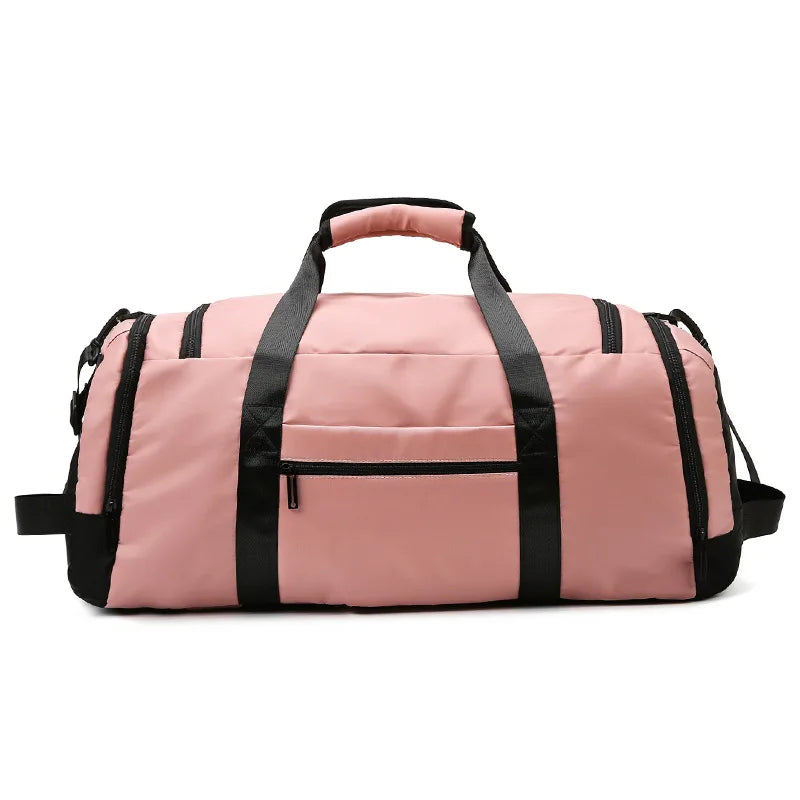 Unisex Sports Backpack with Dry and Wet Separation Large Capacity Short-Haul Travel Bag Separate Shoe Bin Weekend Bag