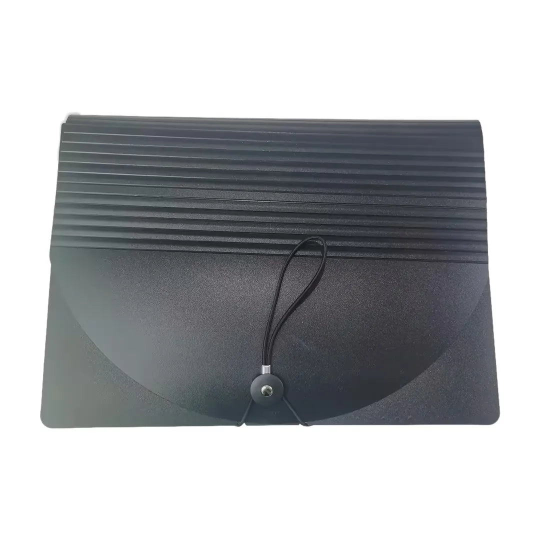 Plastic Paper 24 Pockets Waterproof Document Folder Bag Office Storage A4 Size Expanding File Organizer 2 Pcs