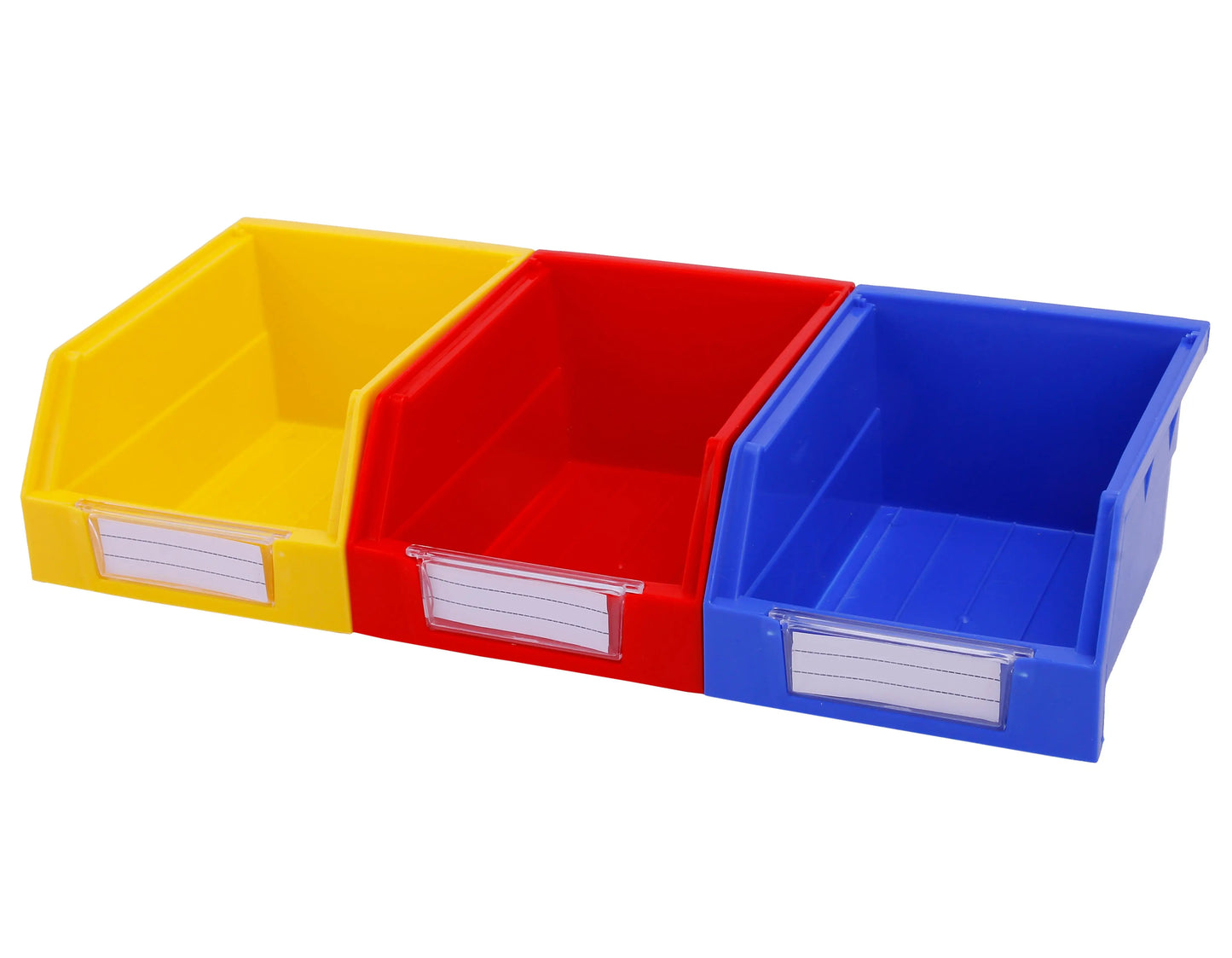 Office Organizer Bins Front Opening Workshop Plastic Storage Box Hanging Shelf Plastic Bin