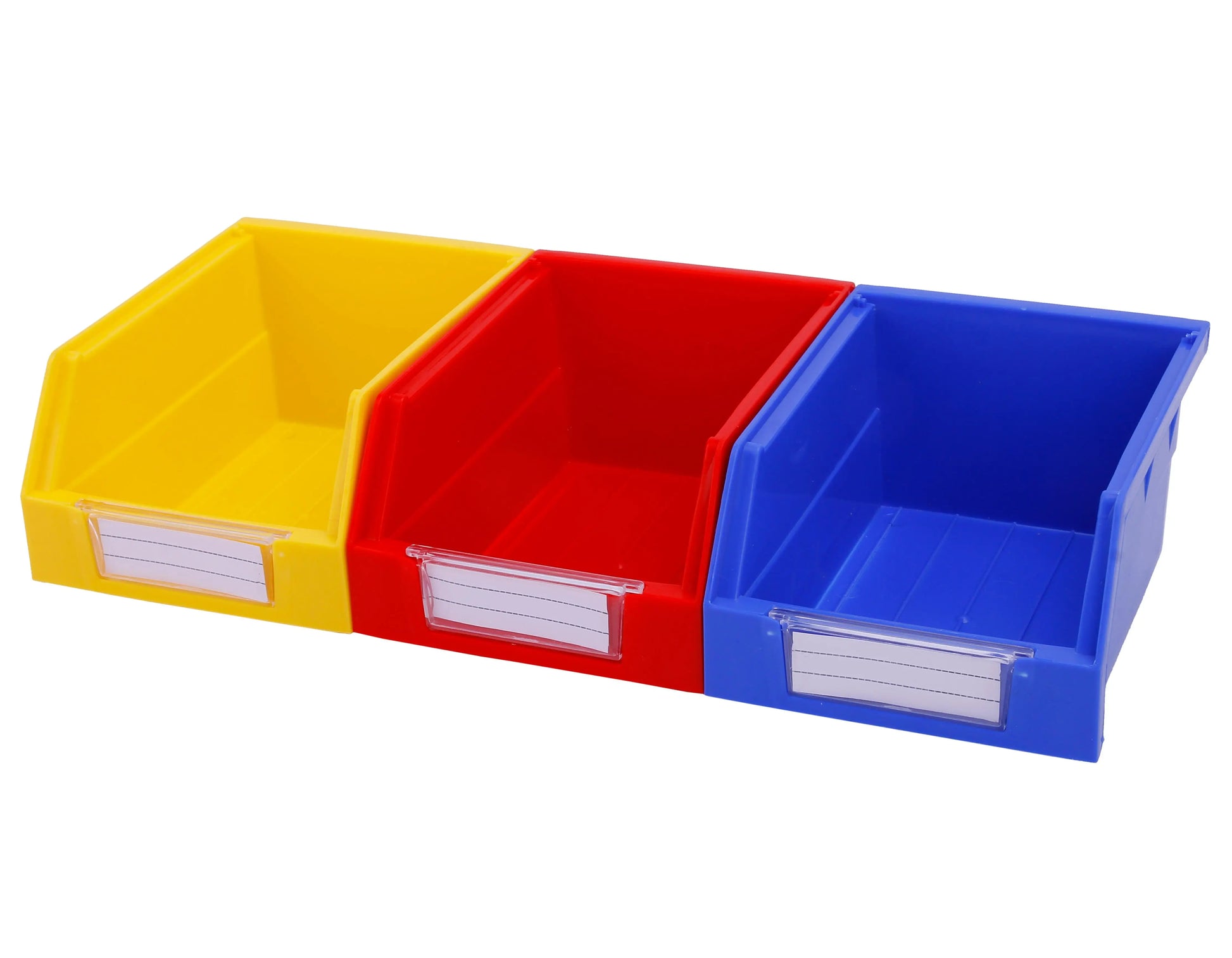 Office Organizer Bins Front Opening Workshop Plastic Storage Box Hanging Shelf Plastic Bin