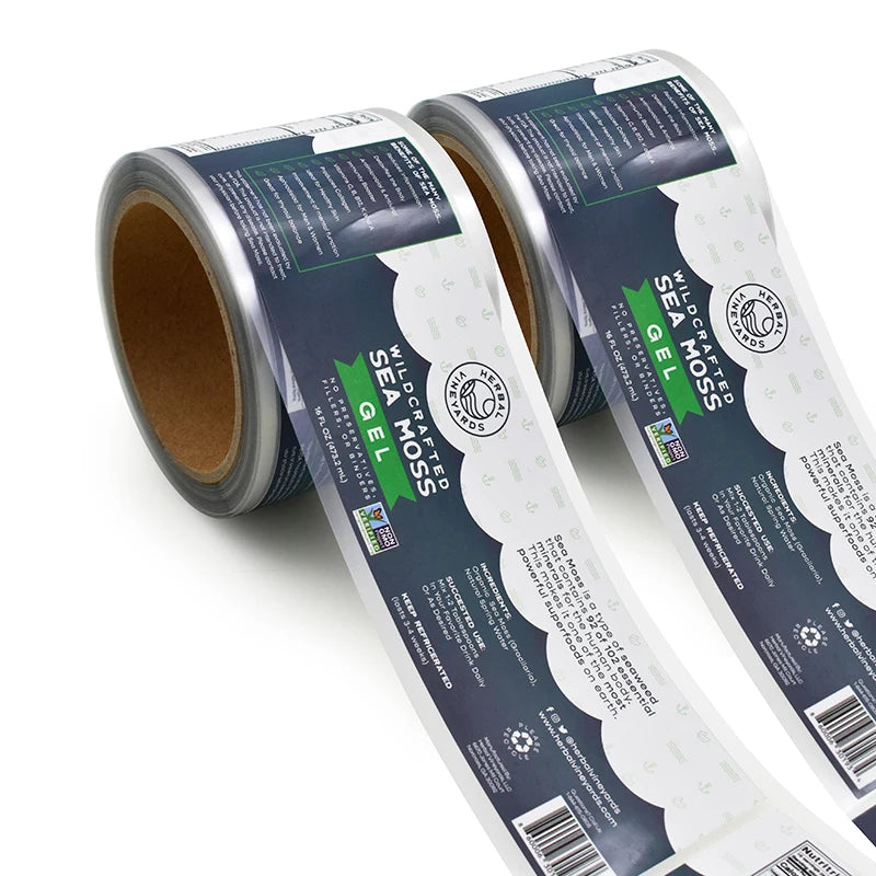 Custom Waterproof Supplements & Nutraceuticals Label Stickers Private Logo Printing for Bottle Packaging