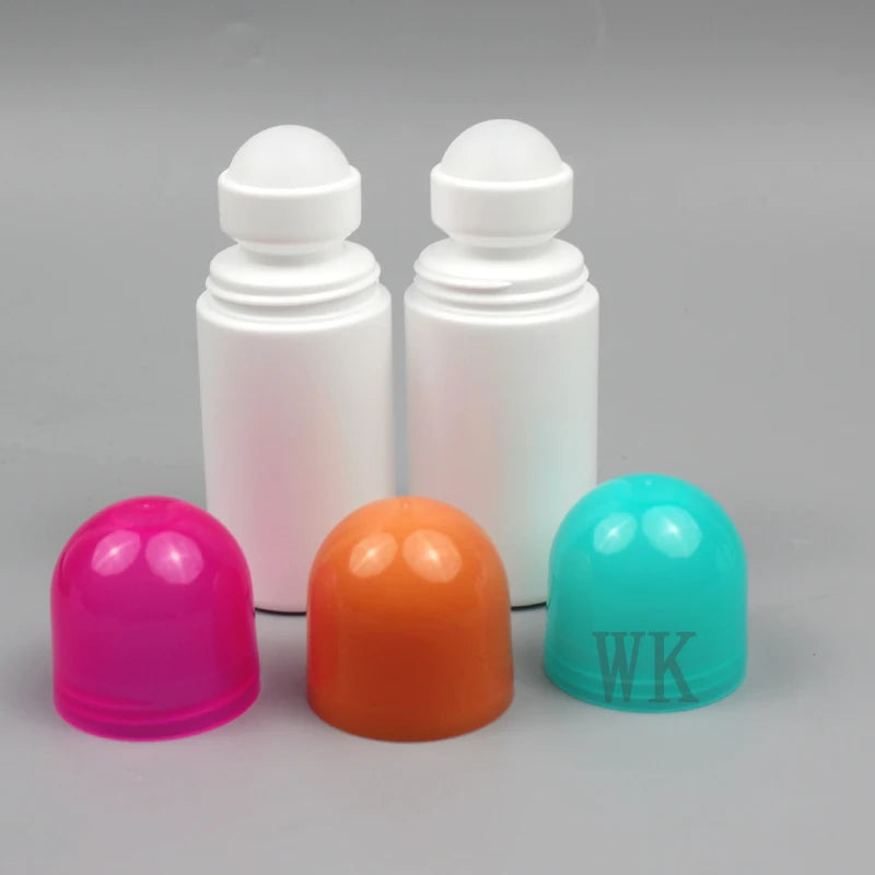 Perfume Deodorant Containers Roller Ball Cosmetic Wholesale Plastic Roll on Bottle