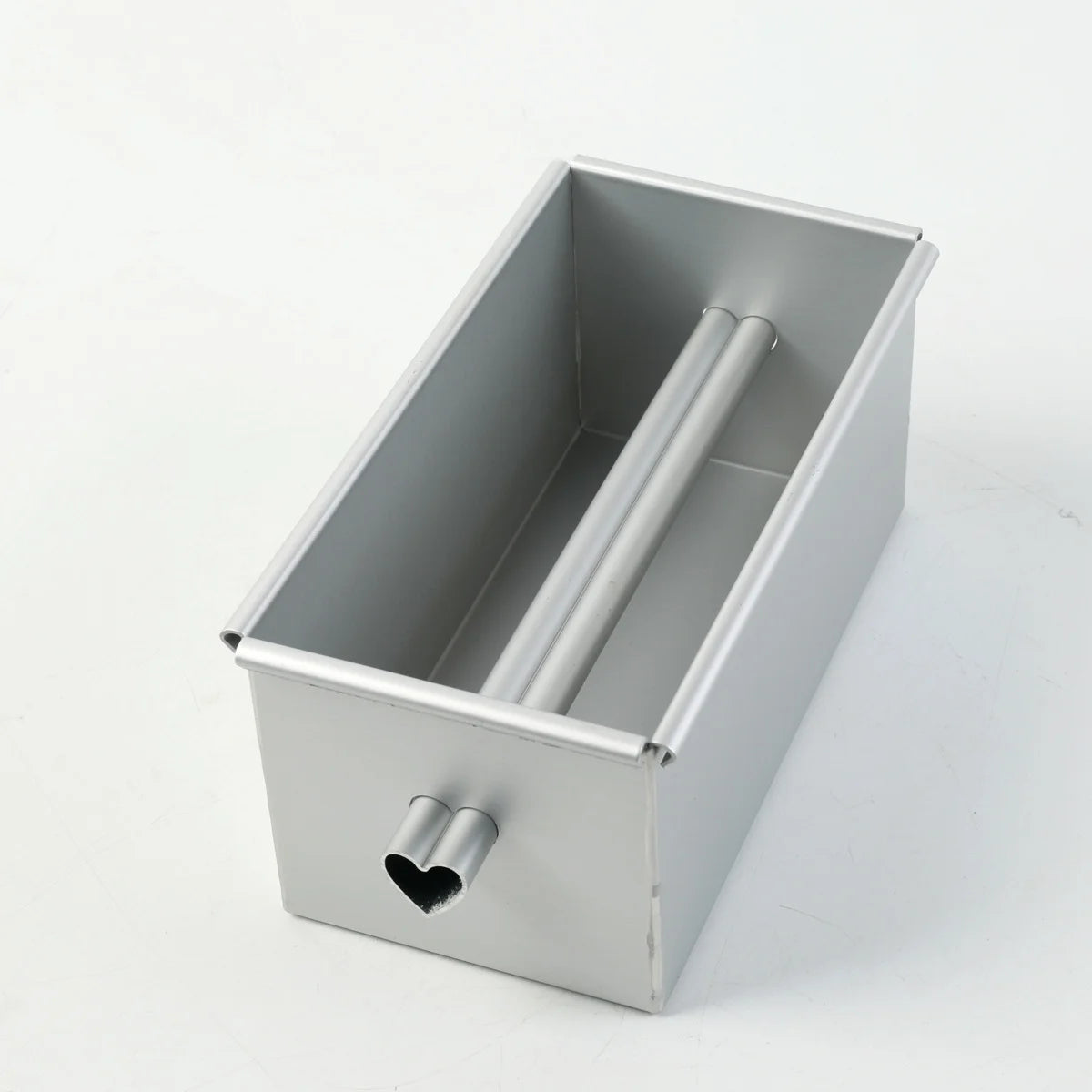 Anodized Aluminum 100g/250g Sandwich Pullman Hollow Toast Box Tunnel Bread Loaf Pan With Hollow Tube for Filling Jam Castella