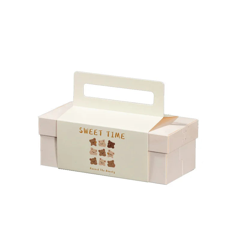 Customized Food Grade Fancy Dessert Sweet Bakery Packaging Biscuits Cookie Box Glossy/Matt Lamination Embossing Recyclable