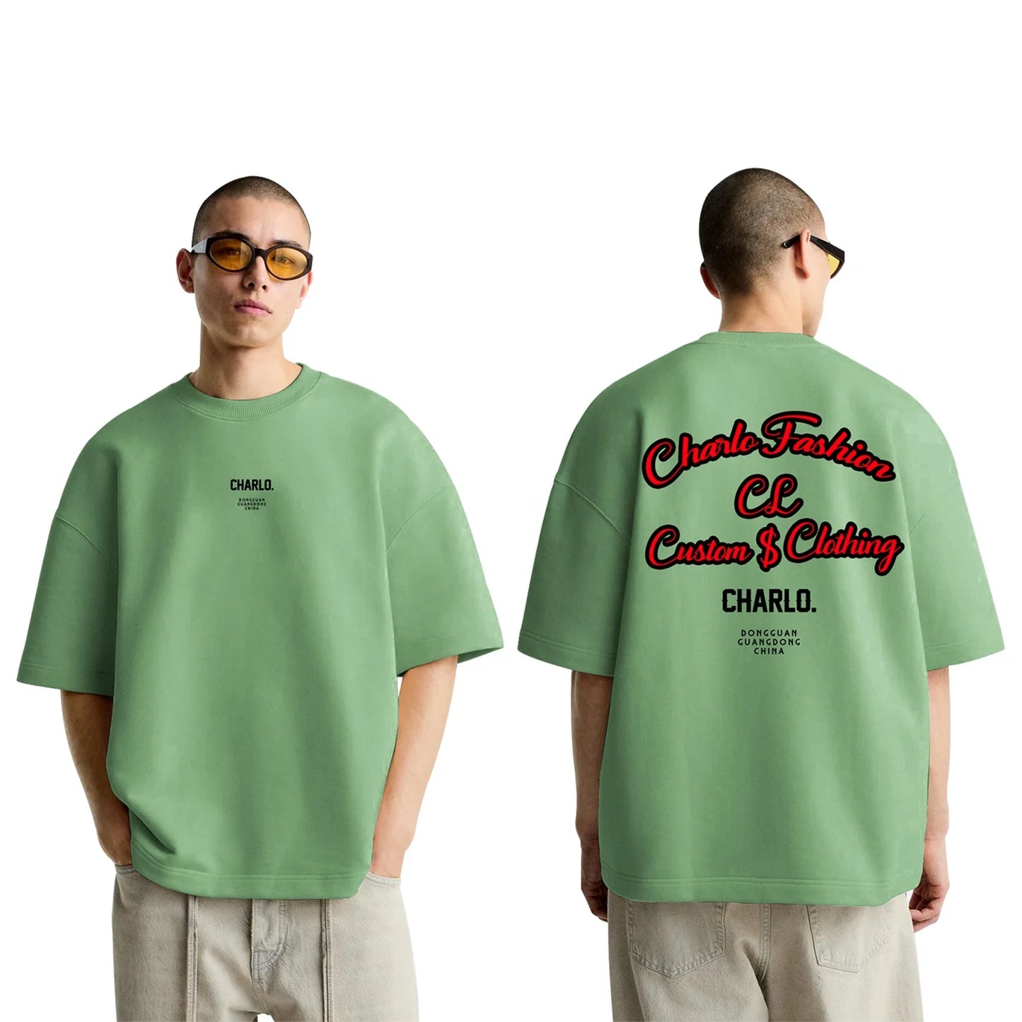 Custom Logo Heavyweight Designer Printing T Shirts Pour Hommes Manufacturing Oversized 100% Cotton Luxury T Shirt for Men