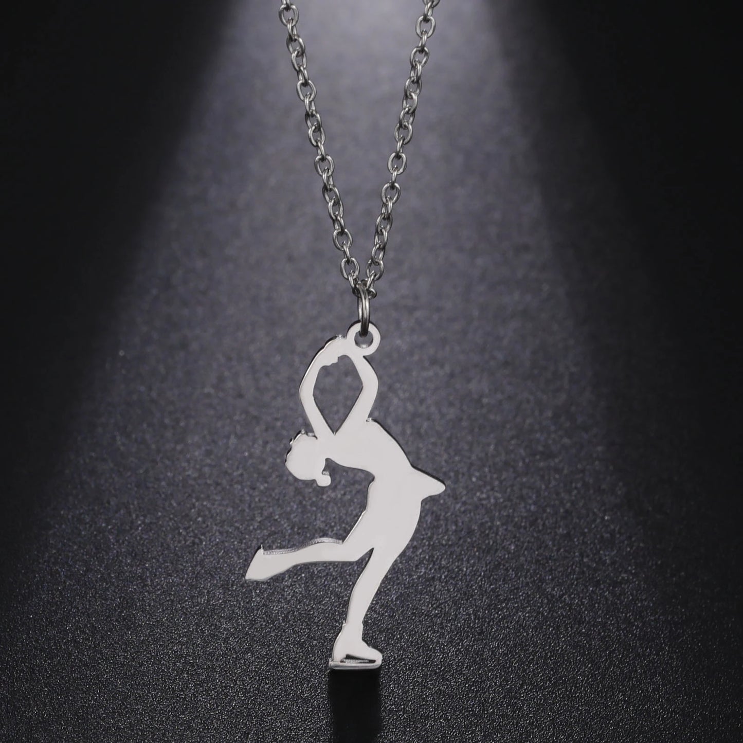 Gymnast Gymnastics Pendant Stainless Steel Necklace Fashion Jewelry Necklaces for Woman