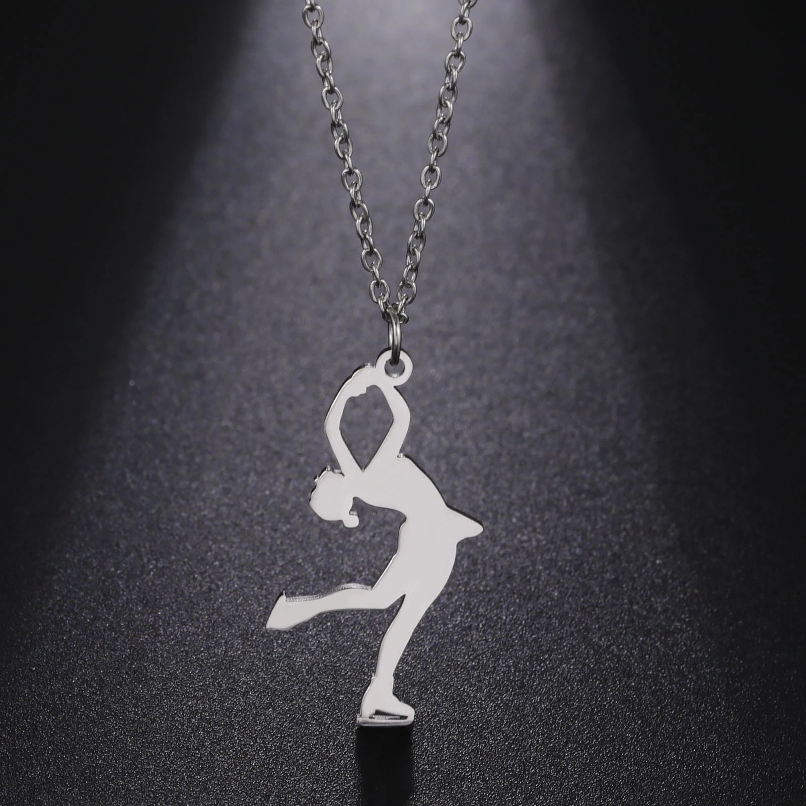 Gymnast Gymnastics Pendant Stainless Steel Necklace Fashion Jewelry Necklaces for Woman
