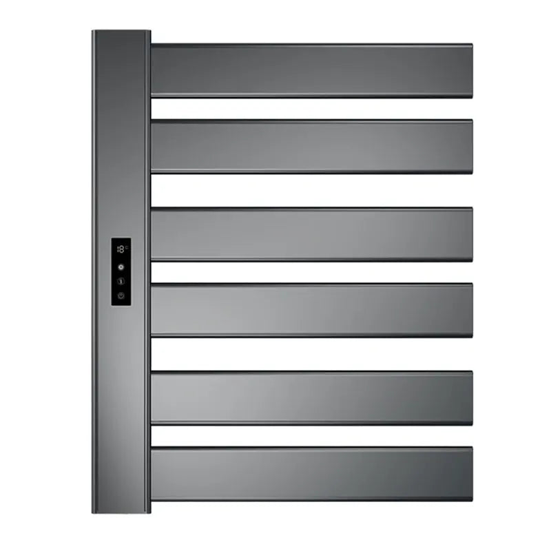 Bathroom Hanging Intelligence Aluminum-magnesium Alloy Fiber Heated Towel Rack Drying Equipment Toilet Bath Towel Storage Hol