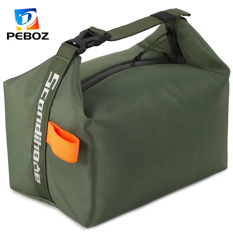 Wholesale Custom Portable Polyester Insulated Cooler Bag Zipper Closure Waterproof Picnic Lunch Bags for Outdoor Fashion Styl