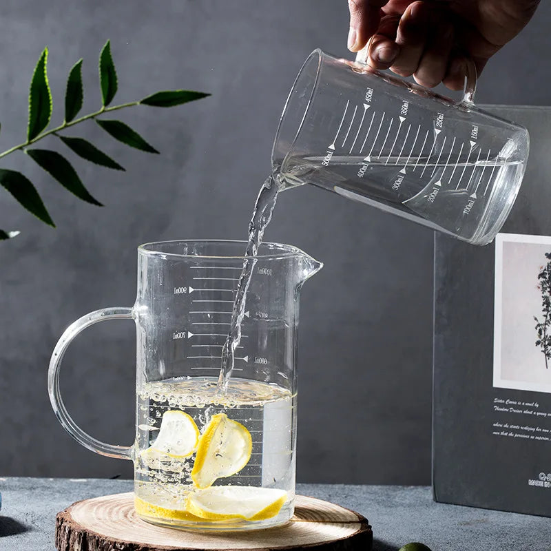 12oz Clear Measuring Glass Tumbler Handle 350ml BPA Free Dishwasher Microwave Safe for Kitchen Restaurant Easy Read Coffee Us