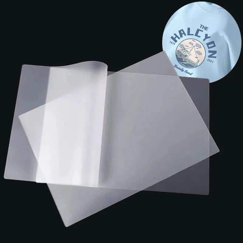 Jinlong 75um Hot Peel Heat Transfer PET Film DTF Sheet A2 A3 A4 for T-shirt Printing DTF Printer