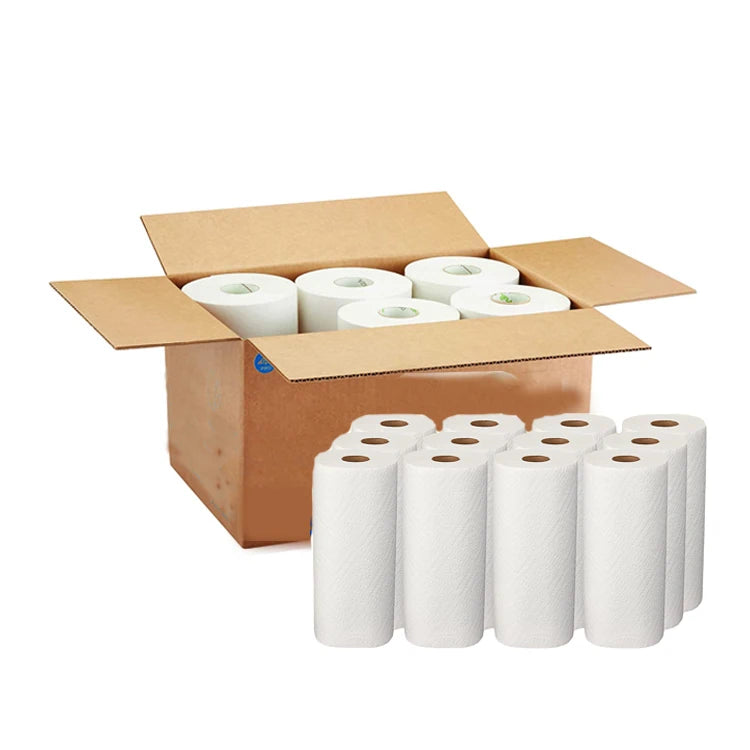 Kitchen Towel Roll High Absorbent Food Grade Virgin Wood Pulp Bulk Wholesale 2 3 Ply Kitchen Paper Towel