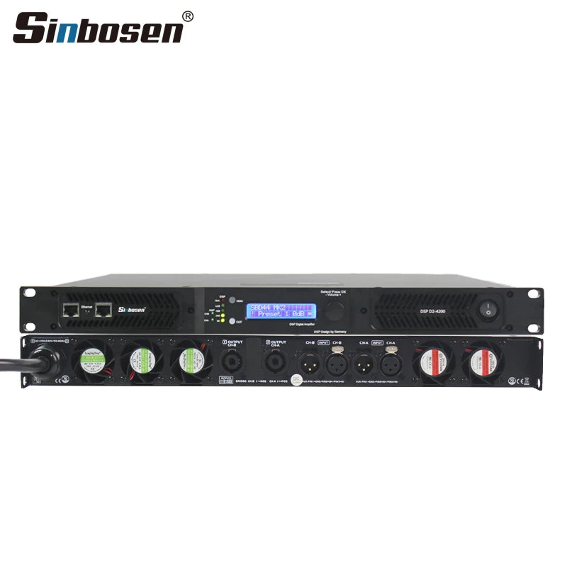 Pro High Power Famousound Power Amplifier 2 Ohms Stable Power Amplifiers Class D 8000W