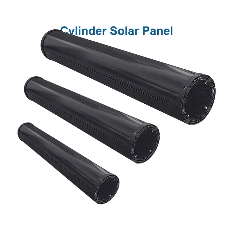 Manufacturers Wholesale Rigid Glass Tube Solar Panels 100W 120W 140W  Cylinder Solar Panel for Street Light