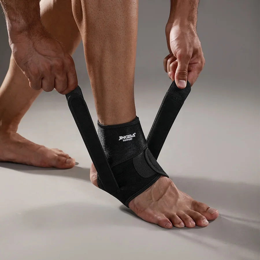 VBOSi 1 Piece Adjustable One Size Breathable Ankle Support with Ventilation Holes for Workout Bodybuilding