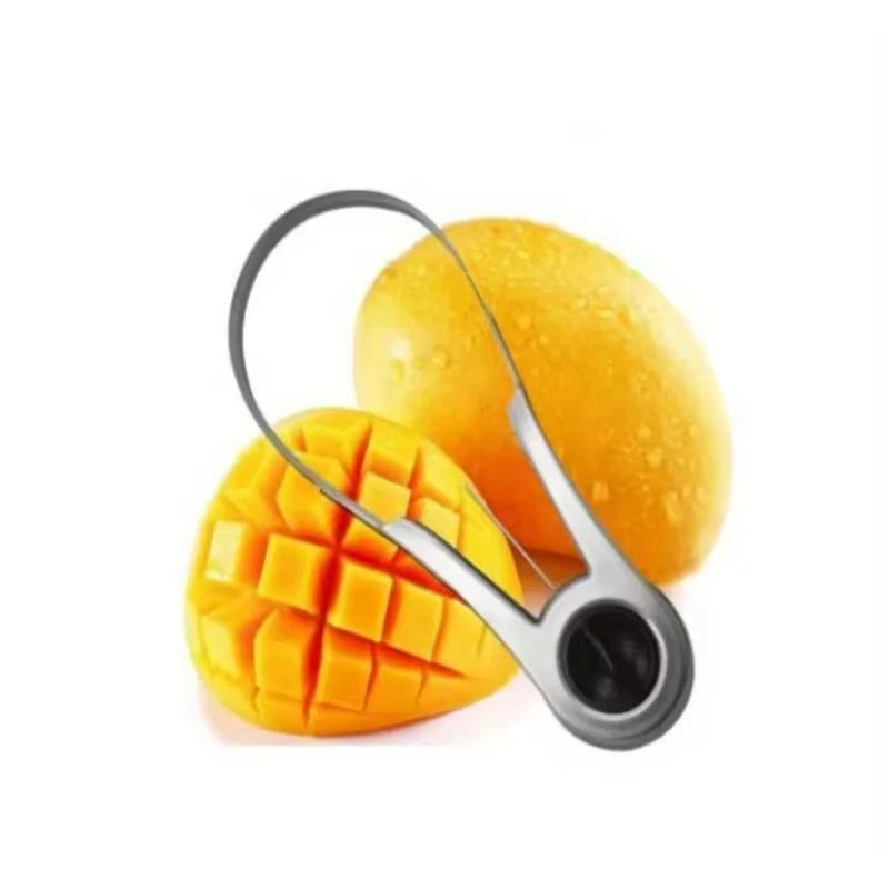 304 Stainless Steel Fruit Cutter Beverage Shop Necessary Mango Cutting Machine Major Paring Knife