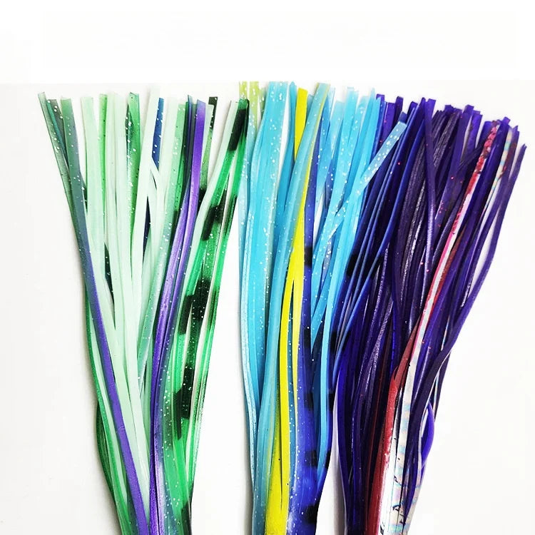Spot Wholesale 22.5cm 25cm Soft Octopus Fishing Lures for Jigs Mixed Color Octopus Skirts Pesca