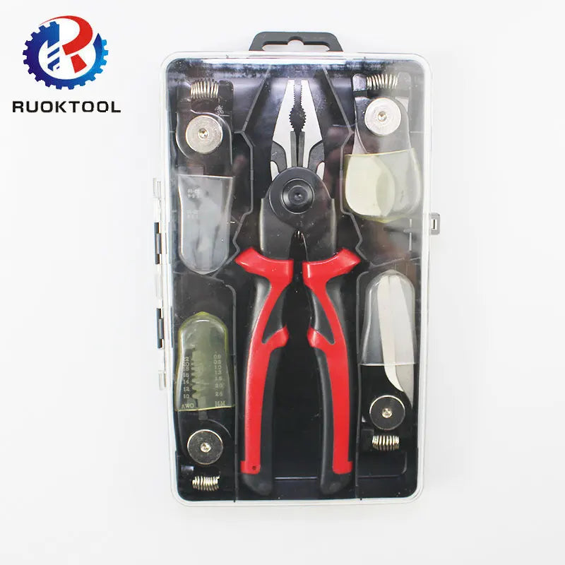 5 in 1 Portable Hand Stripping Tools Wire Cut Plier Multifunction Stripper Cutter Combination Pliers