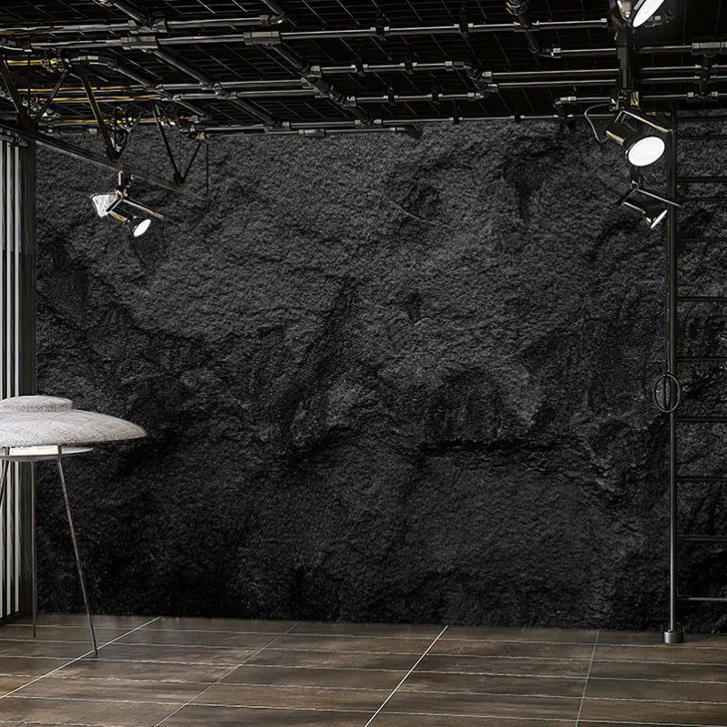 Industrial Style 3D Rock Slate High-End Bedroom Tv Background Wallpaper Restaurant Decoration Front Desk Wall Covering