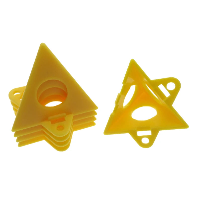 10pcs/set 50*60mm Mini Paint Stands Tool Triangle Paint Holder Pyramid Paint Bracket Set for Woodworking Carpenter Accessorie
