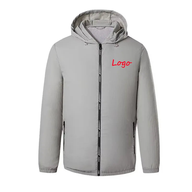 Air Conditioned Clothes Fan Jacket 3-Speed Adjustable AC Jacket Cooling Sun Protection Cooling Vest for Summer