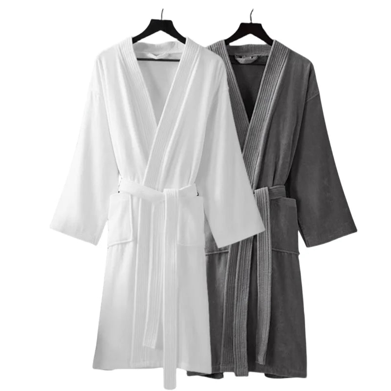 Spa Robe Lightweight Towel Robe Couples Classic Towels Bathrobe for Men