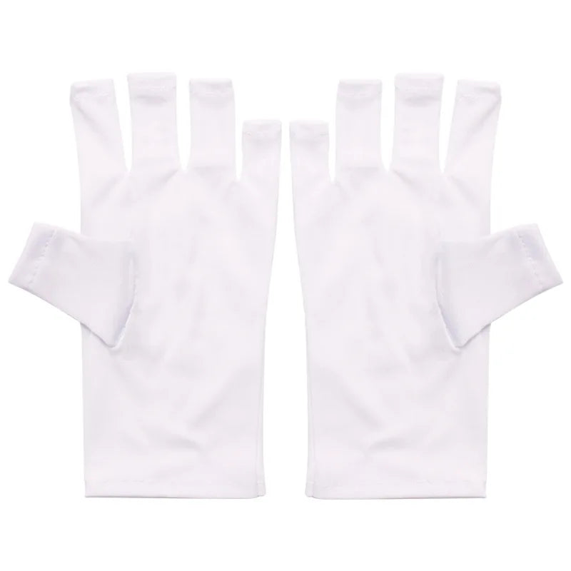 Hot Selling UPF50+ UV Protection Sunscreen Fingerless Gloves for Women Girls Driving Riding Fishing Thin Sunscreen Gloves