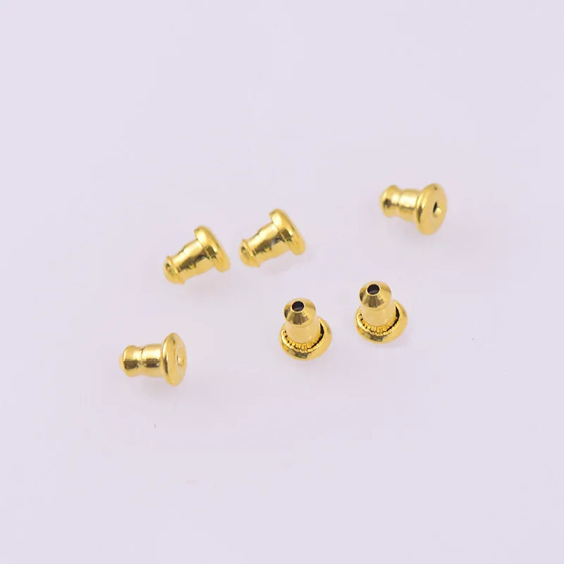 Bullet Shape Stainless Steel Earring Backs Stopper Diy Earrings Accessories Back for Jewelry Making Ear Back