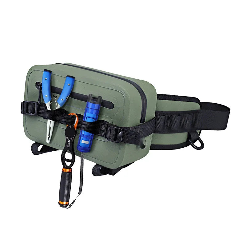 Factory Outdoor Multifunctional Portable Hanging Polyester Waterproof 2L Anti Theft Unisex Fishing Rod Holder Fishing Waist B