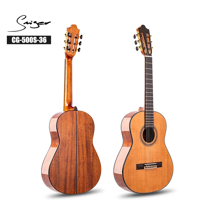 Factory Sale Guitarra 3/4 Portable Size 36  Solid Top Ceda Classical Guitar Professional