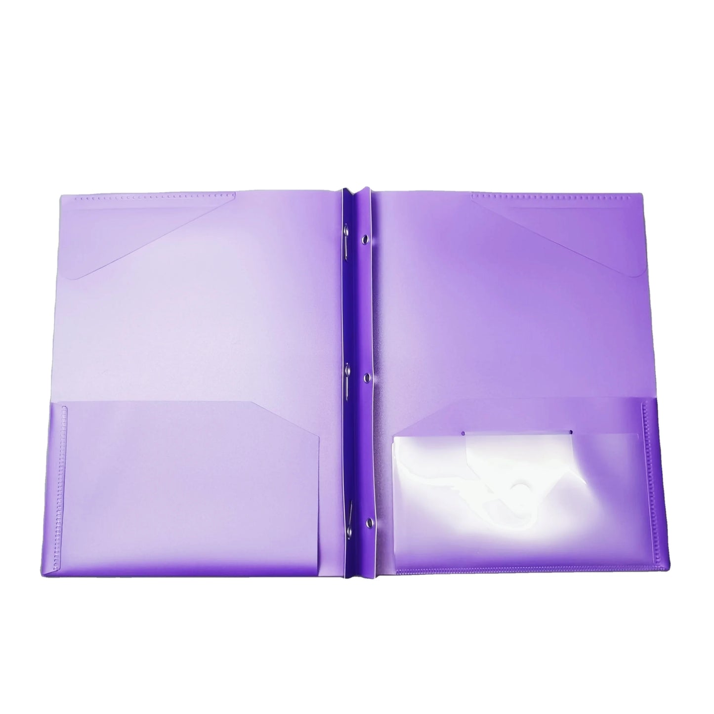 UNUS Factory Promotion A4 Letter Size Purple Presentation Folder 3 Metal Prong-4 Waterproof PP Plastic Customizable Color Fil
