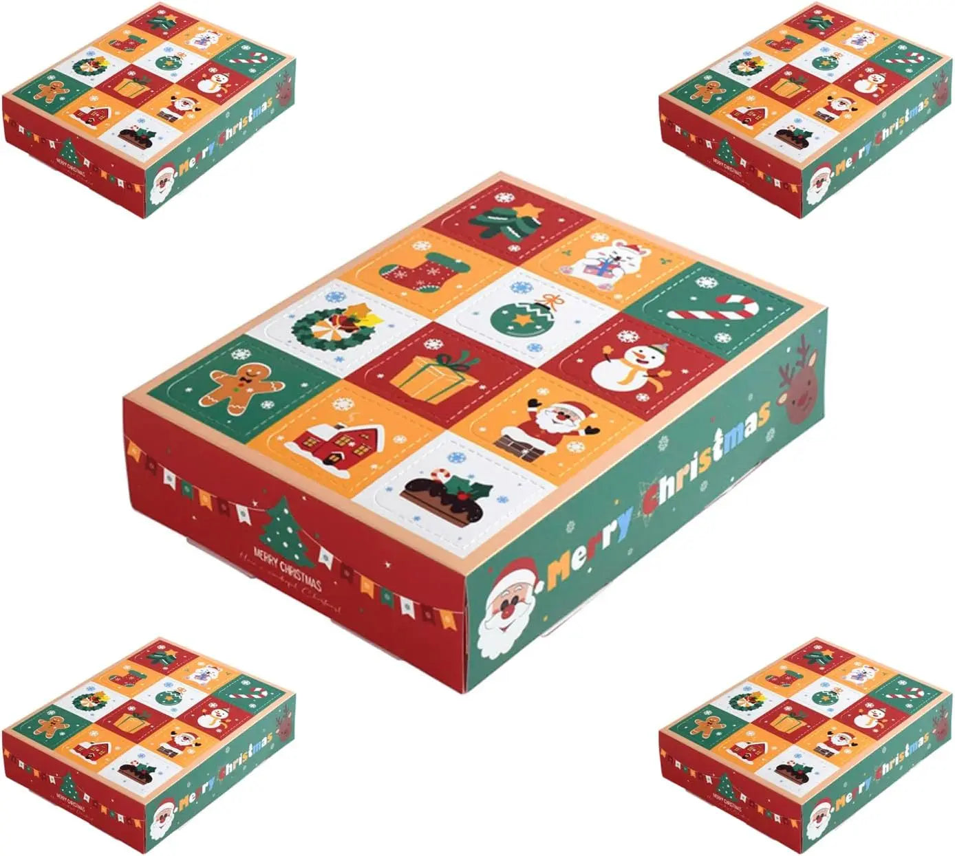 Custom Empty Advent Calendar Gift Box for Christmas Family or Friends Party