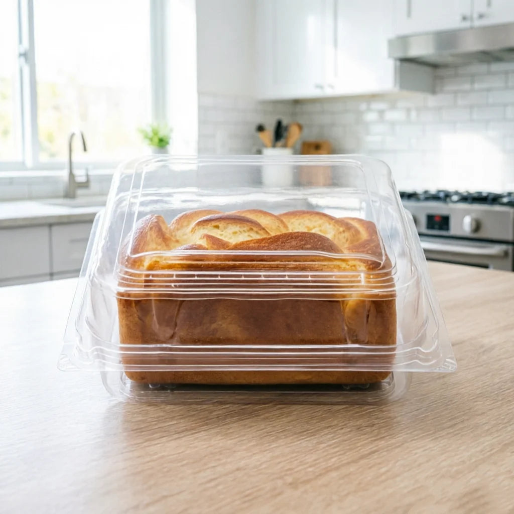 Food Grade Snack Candied Biscuit Candy Plastic Packaging Clear Clamshell Takeout Dessert Burger Box