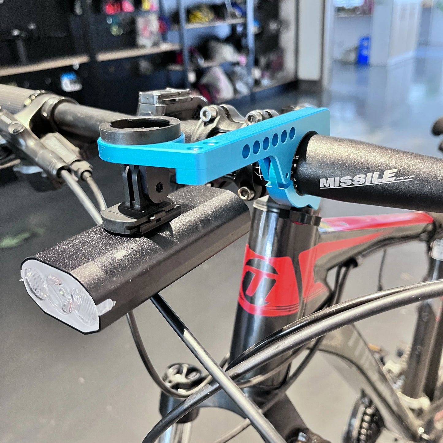 2023 New Bicycle Stopwatch Bracket Extension With Lamp Bracket Multi-functional Mountain Bicycle Stopwatch Bracket Accessorie