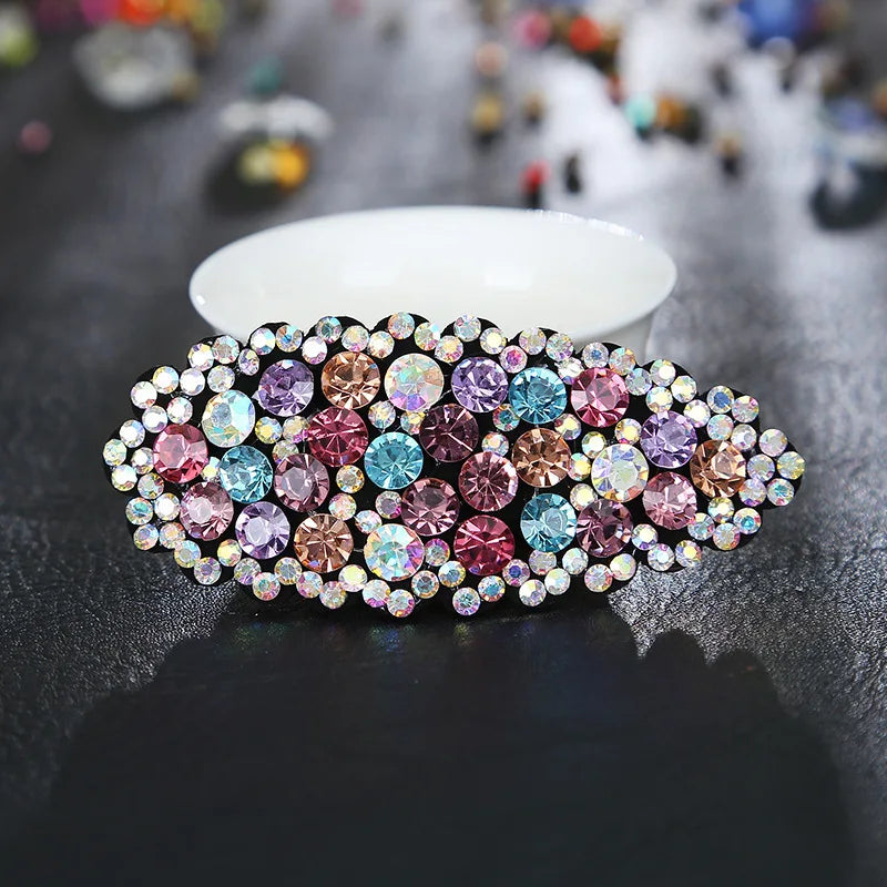 HX-313 Diamond Geometric Hairpins Hair Clips Girls Sweet Hairpins Barrettes Hair Accessories Hair Pin for Women