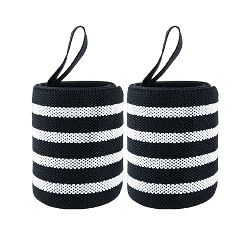 Weightlifting Wrist Wraps  Professional Quality Wrist Support with Heavy Duty Thumb Loop Est Wrap for Powerlifting Competitio
