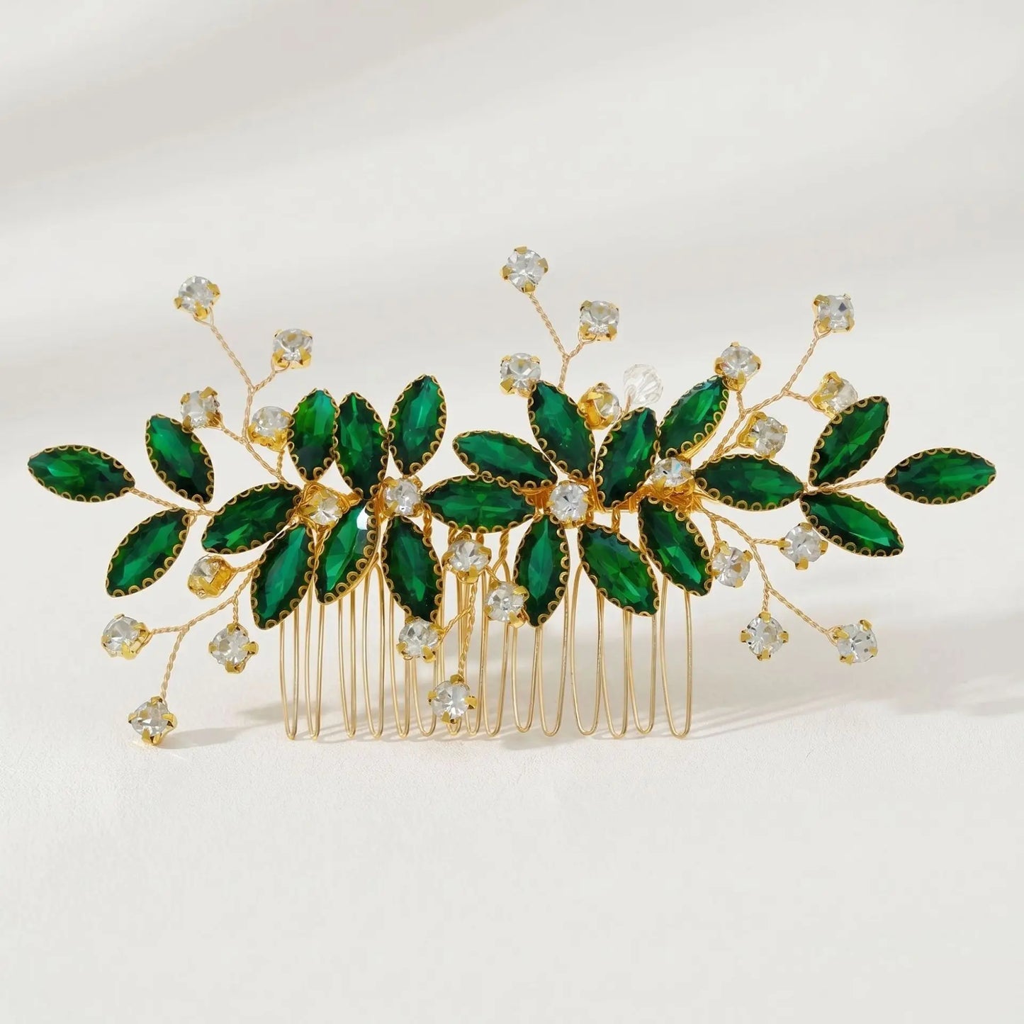 New Wedding Black Rhinestone Bridal Headpiece Hair Comb Vintage Head Wedding Hair Accessories