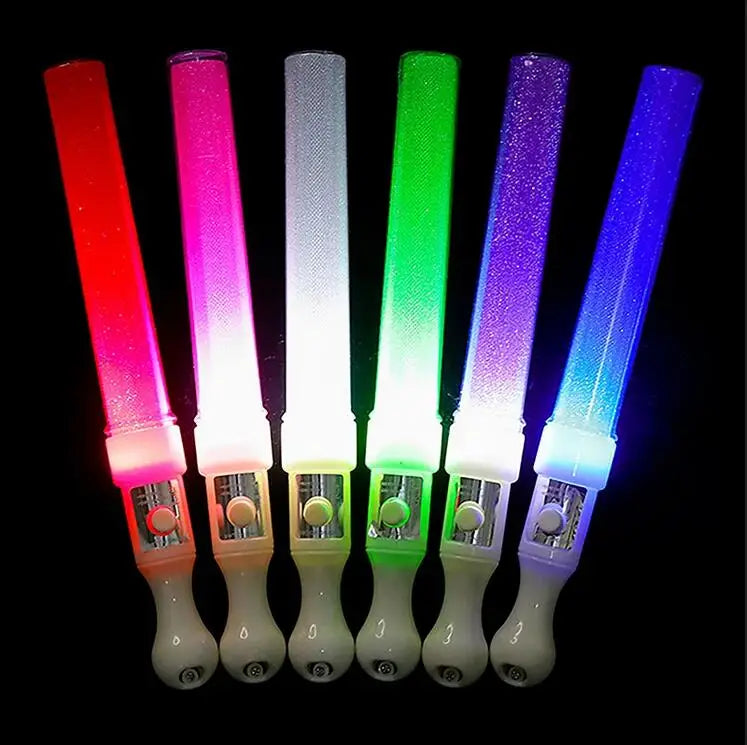 Wholesale LED Luminous Concert Cheering Tube Battery Powered Wedding Party Light Stick Toys Glow Sticks