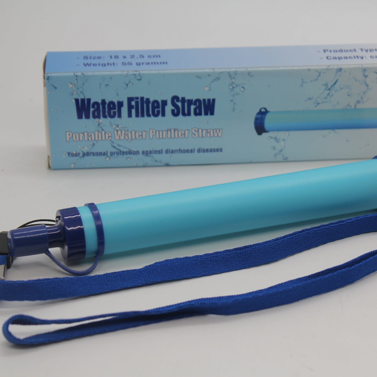Portable Double Filter Water Filter for Outdoor Camping & Hiking for Bushcraft Survival