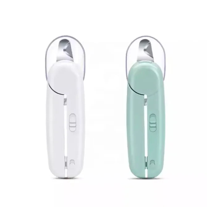 LED Pet Nail Clippers With Nail File Stainless Steel  Cat Dog Claw Care Nail Trimmer Cat Dog Accessories