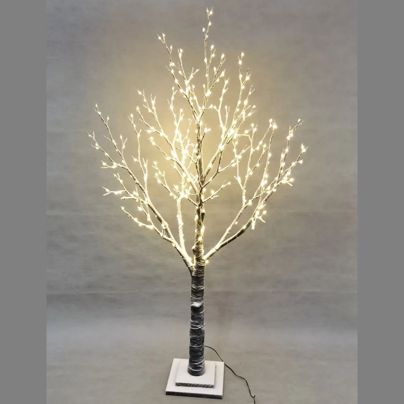 White Birch Christmas Tree Warm White Led Birch Lighted Branches Tree Artificial Tree With Light