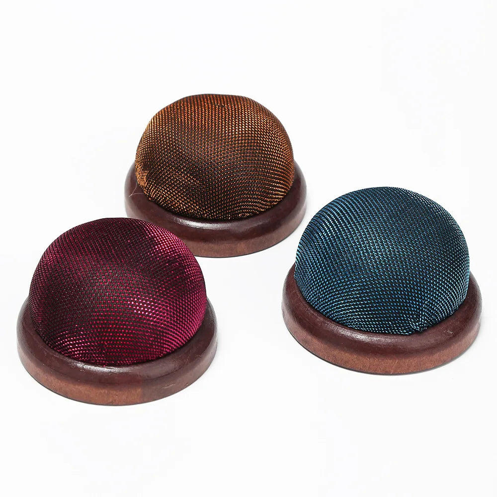 Pin Cushion Quilting Accessories Sewing Tools Accessory Needle Holder DIY Handcraft Pincushion Pin Cushion with Wooden Base