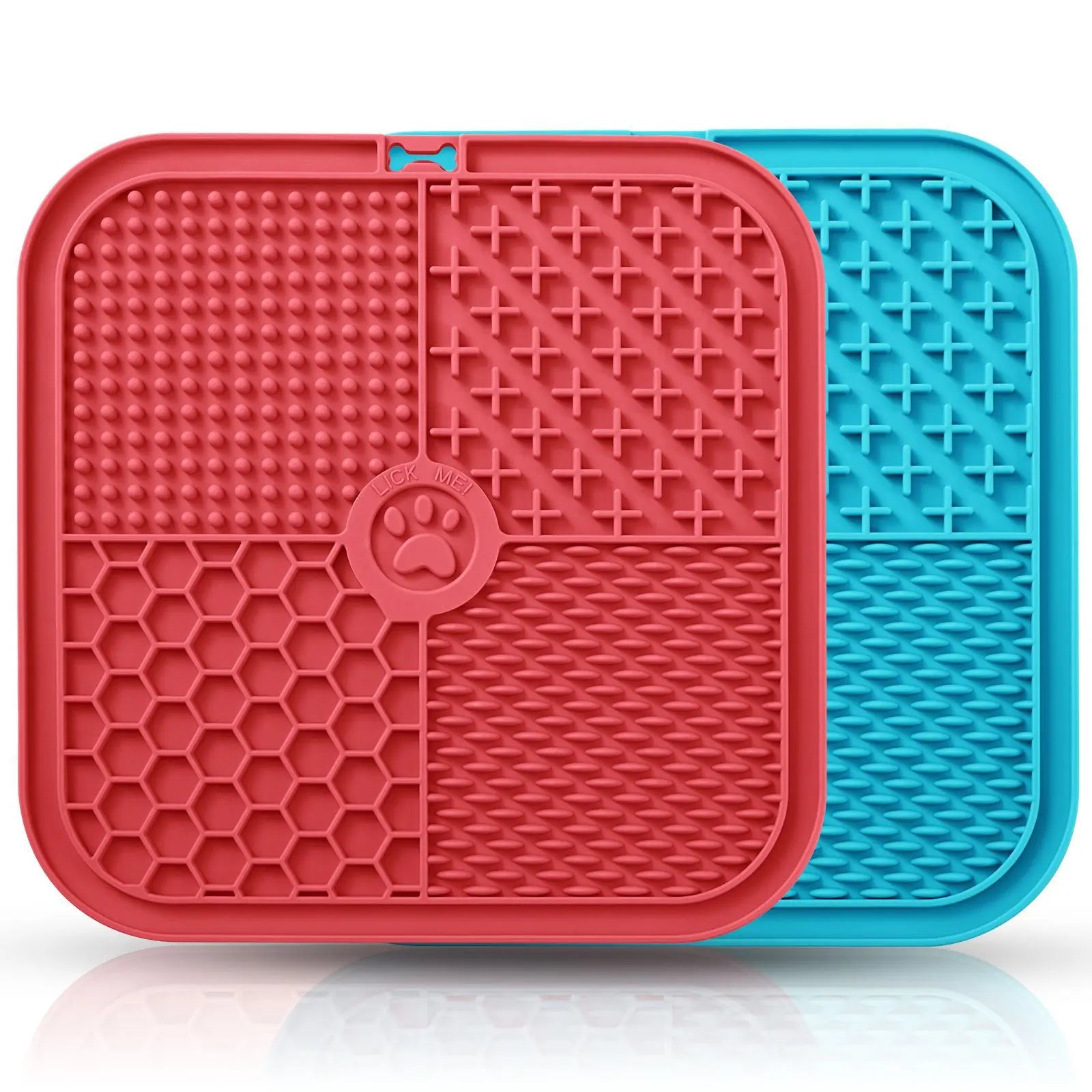 Factory Wholesale Silicone Dog Lick Mats Pet Bathing Distraction Pads Slow Feeder Strong Suction Treat Pet Dog Lick Pad
