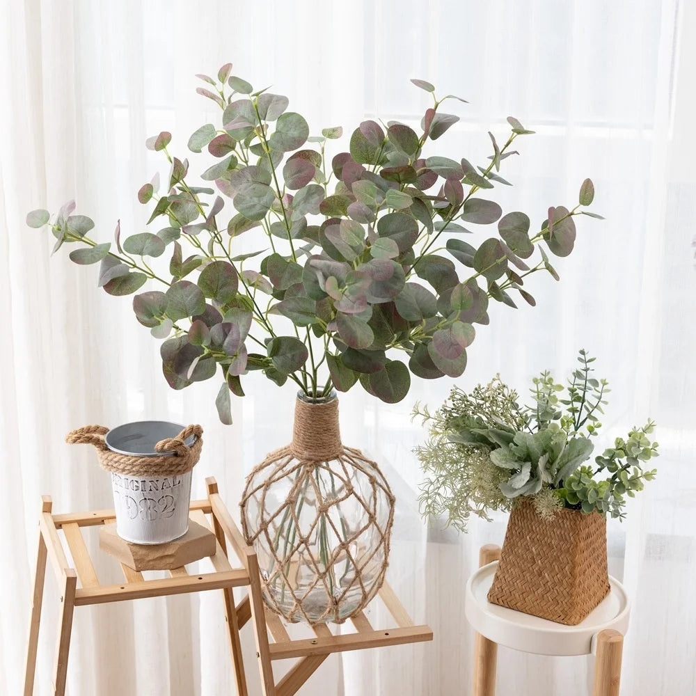JCF230  Hot Sale Artificial  Leaves Simulation Flower Manufacturers Home Decoration Wedding Plant Fake Flowers