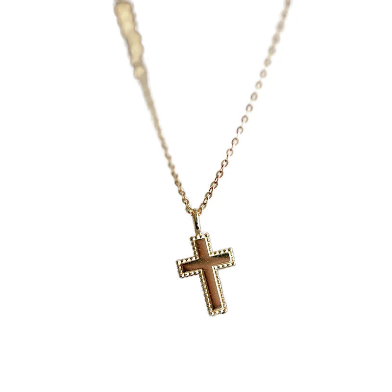 Vintage 925 Sterling Silver Cross Necklace for Women for Weddings Parties Anniversaries for Christian Believers